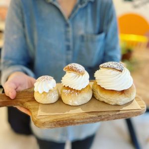 Semlor, växtbaserade at Bruket Kaffebar in Helsingborg