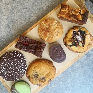 Different cookies at Bruket Kaffebar in Helsingborg
