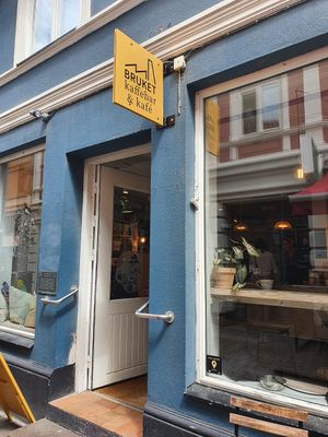 Entrance at Bruket Kaffebar in Helsingborg