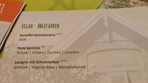 Vegane Optionen Herbst 2023 at Ebbe und Flut in Langeoog