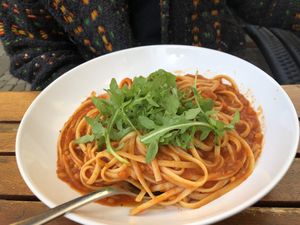 Spaghetti mit Linsen Bolognese at Stadtflair in Koblenz