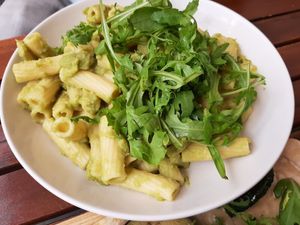 Avocado pasta at Stadtflair in Koblenz