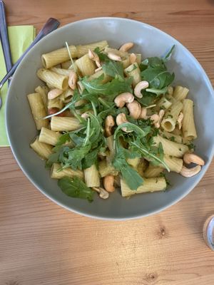 Avocado dream pasta with cashews & rucula  at Stadtflair in Koblenz