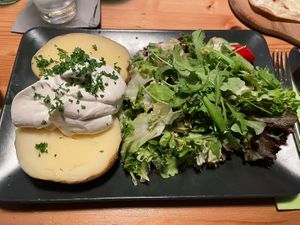 Potatoe with salad (classic)  at Stadtflair in Koblenz