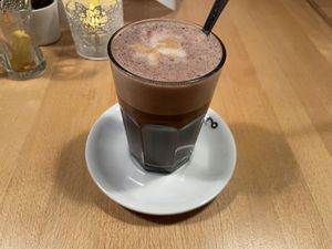 Hot chocolate with espresso   at Stadtflair in Koblenz