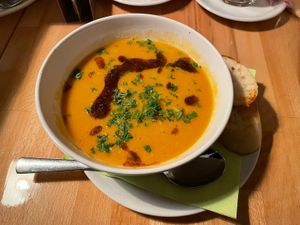 Lentils soup #Veganuary at Stadtflair in Koblenz