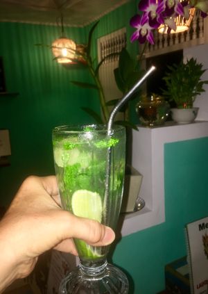 Mojito at Laughing Chicken in Sanur