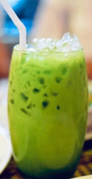 New: Iced Matcha Thai-Tea at Laughing Chicken in Sanur