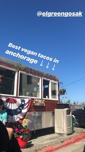 :) at El Green Go's - Food Truck in Anchorage