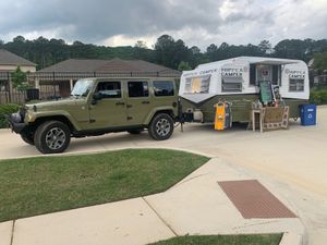 Hippea camper in neighborhood making it easier for people to get food during corona virus lockdown at Hippea Camper in Huntsville