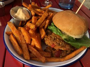 Vegan Option: Sloppy Joe Burger - Vegan Mayo at Baros Burger in Marktredwitz