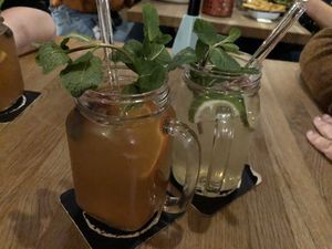 Home made lemonades  at Baros Burger in Marktredwitz