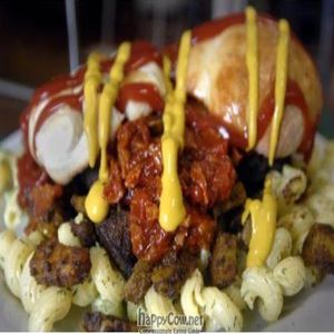 Vegan Garbage Plate at Brick Road Pizza Co in Grand Rapids