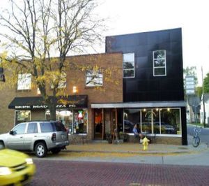 storefront at Brick Road Pizza Co in Grand Rapids