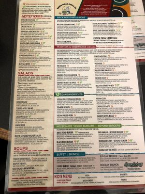 Menu at Brick Road Pizza Co in Grand Rapids