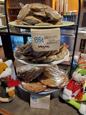 Vegan cookies! at Brick Road Pizza Co in Grand Rapids