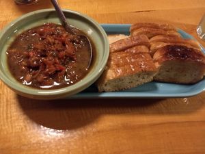 Vegan bruschetta at Brick Road Pizza Co in Grand Rapids