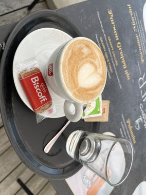 Coffee with oat milk  at Kavarna Sladoledarna Magnus in Nazarje