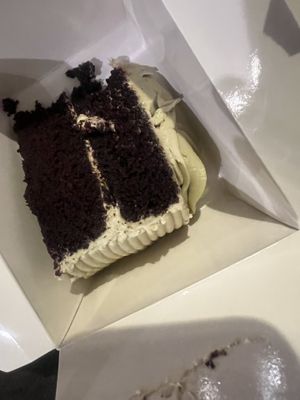 Matcha cake  at Aburaya in Oakland