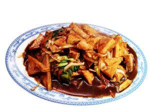 Tofu menu with veggies at Eethuis Sita in Hoorn