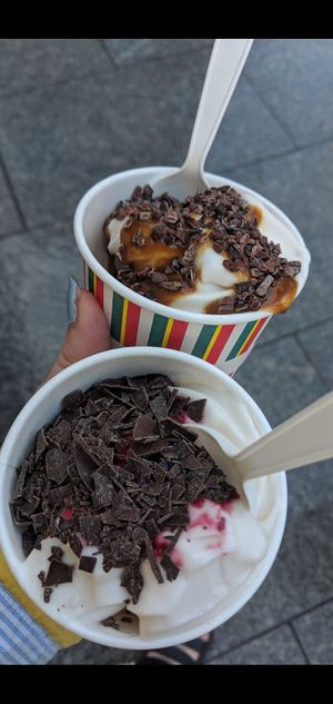 Vegan ice cream at LEON - Strand in London