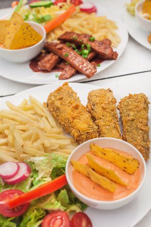 Nuggets-set at Primal Burgers in St Petersburg