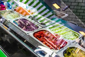 Fresh Salad at Falafel Factory in Koh Samui