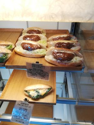 Vegetarian Croquette Sandwich at Union Bakery in Tokyo