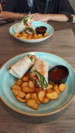 Vegi wrap at Plac pod Bočem in Poljcane