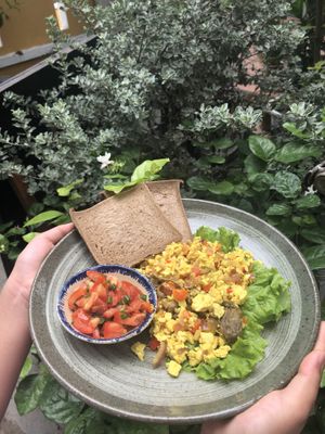 Tofu toast  at Ellie's Cafe in Hoi An