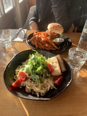 The Tagliatelle were 10/10!!  at Gamli Baukur in Husavik