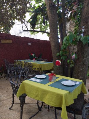 Oudoor at El Atrio del Mayab in Valladolid