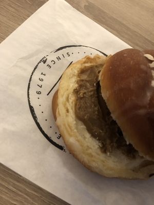 Filling at The Hot Donut in Dublin