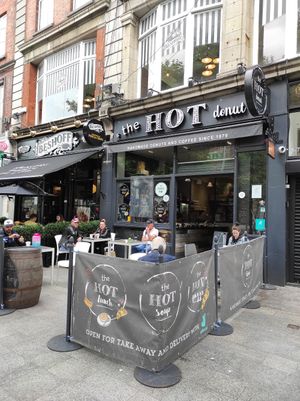 Outside at The Hot Donut in Dublin