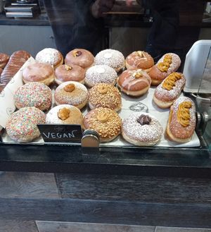 Vegan donuts at The Hot Donut in Dublin