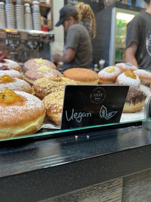 The vegan tray   at The Hot Donut in Dublin