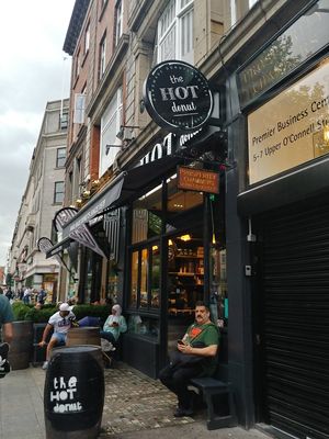 Outside at The Hot Donut in Dublin