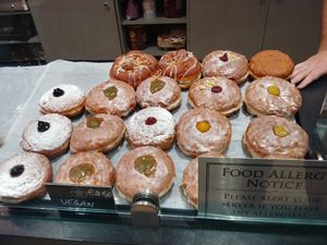 Vegan donuts at The Hot Donut in Dublin