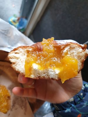 Peach jam at The Hot Donut in Dublin