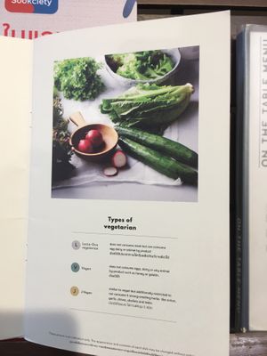 Menu 2 at On the Table in Pattaya