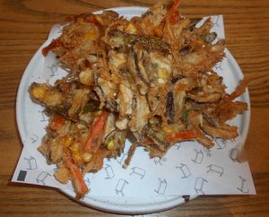 Vegetable Tempura at On the Table in Pattaya