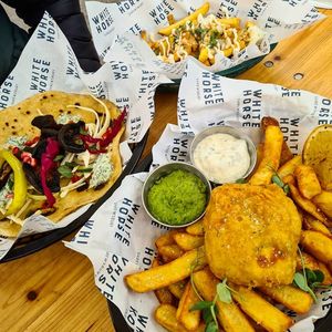 Vegan meal at White Horse in Shrewsbury