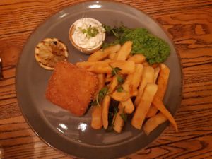 The tartare sauce was delicious.  #Veganuary at White Horse in Shrewsbury