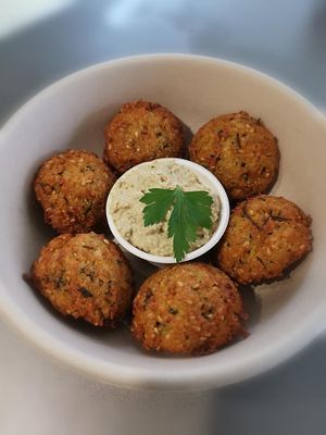 Falafels 😊 at Poseidon's Kitchen in Oleron