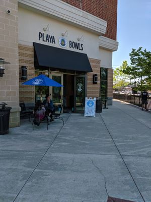 Playa Bowls Rowan Boulevard storefront at Playa Bowls in Glassboro