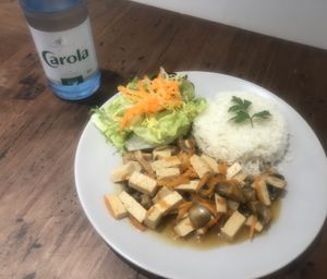 Tofu Teriyaki  at Bulldog Vegan in Paris