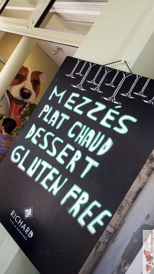 Menu at Bulldog Vegan in Paris