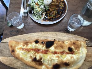 Calzone  at Bulldog Vegan in Paris