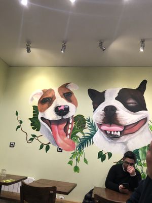 Interior at Bulldog Vegan in Paris