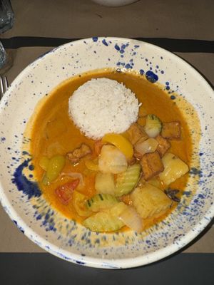 Massaman curry tofu   at Infineathai in Mallorca